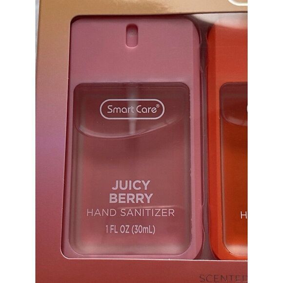 3 Pk 1 Fl Oz Smart Care Scented Hand Sanitizer Spray Berry Passion Fruit Citrus - Picture 3 of 12